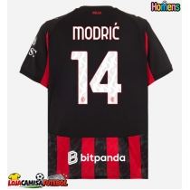 Camisa de Futebol AC Milan Luka Modric #14 Equipamento Principal 2025-26 Manga Curta